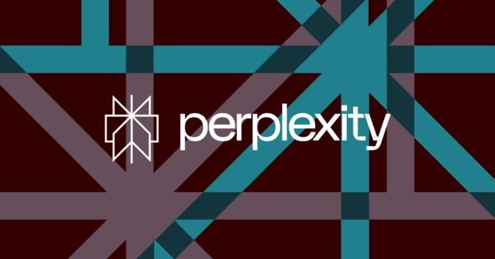 Vector collage of the Perplexity logo.