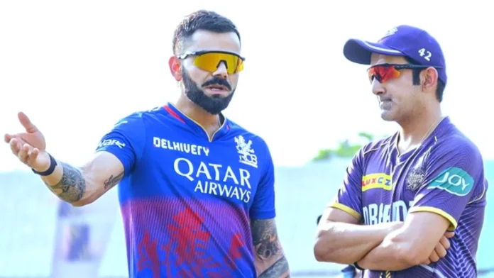 Virat Kohli and Gautam Gambhir