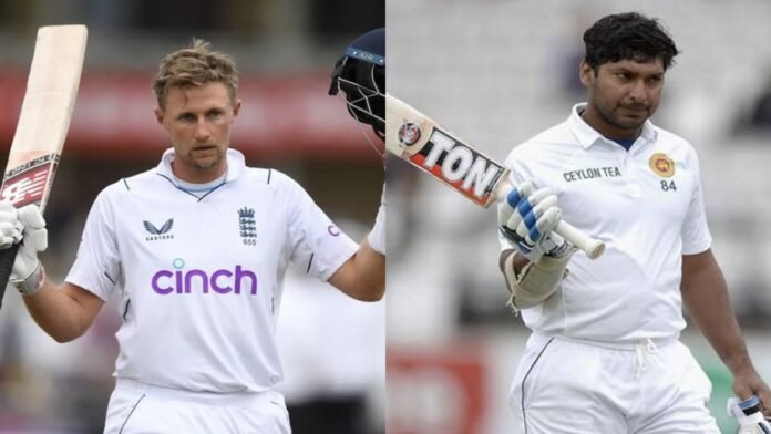 Joe Root and Kumar Sangakkara