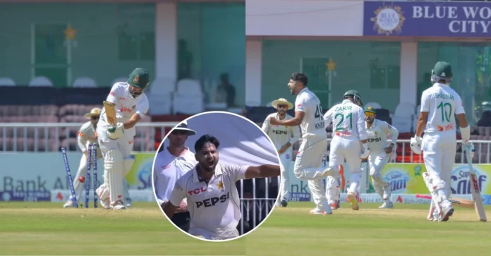 WATCH: Khurram Shahzad breathes fire as Bangladesh lose 6 wickets for just 26 runs 