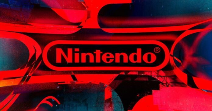 The Nintendo logo in black and red