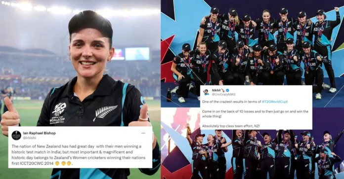 Twitter Reactions: Amelia Kerr shines as New Zealand outclass South Africa to clinch their maiden Women’s T20 World Cup title