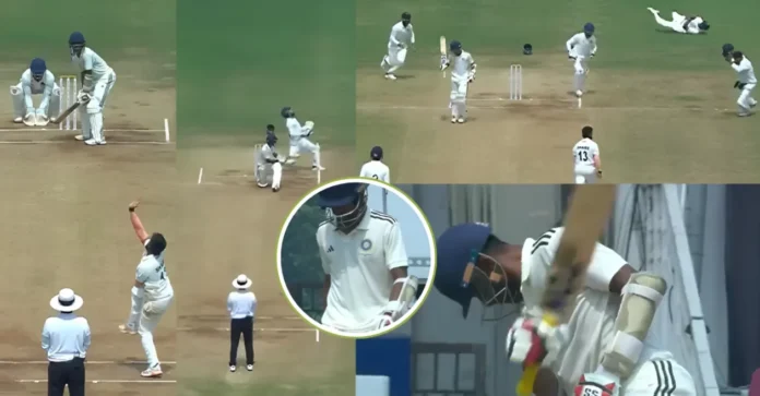 WATCH: Abhimanyu Easwaran’s frustration peaks after missing out on a certain double ton in Irani Cup 2024