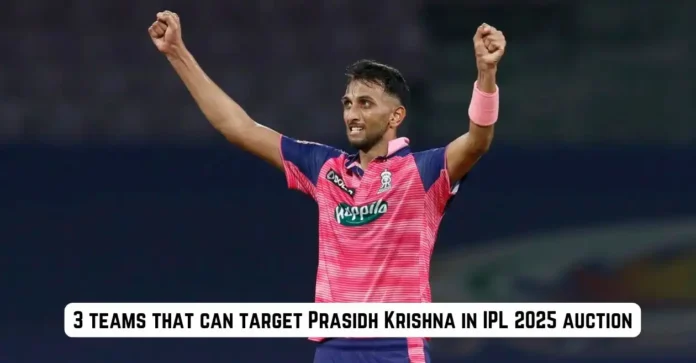 3 teams that can target Prasidh Krishna in the IPL 2025 mega auction