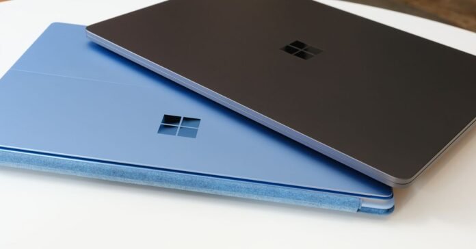 A photo of Microsoft’s 2024 Surface Laptop.