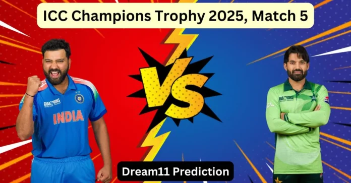 IND vs PAK, ICC Champions Trophy 2025: Match Prediction, Dream11 Team, Fantasy Cricket Tips & Pitch Report 