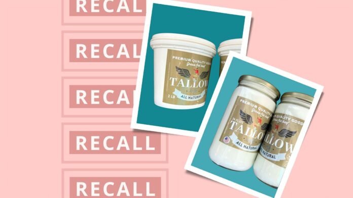 Beef Tallow Recalled Due to Potential Food Safety Issues